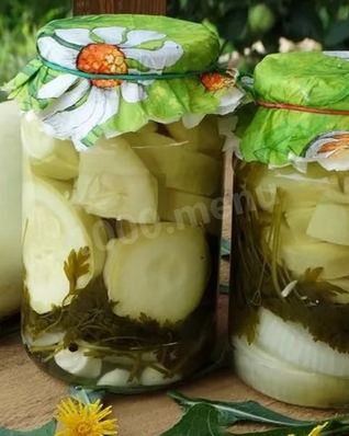 Маринованные кабачки с аспирином