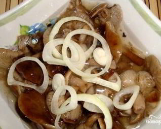 Маринованные опята с корицей