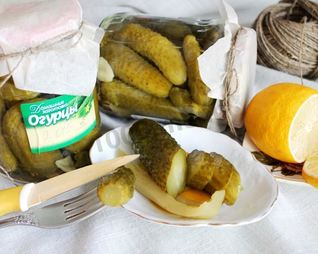 Огурцы маринованные без уксуса