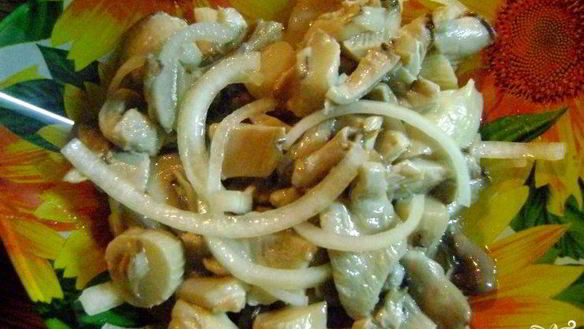 Рецепт Вешенок соленых маринованных