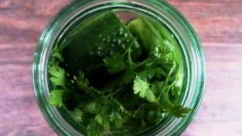 огурчики с кетчупом на зиму