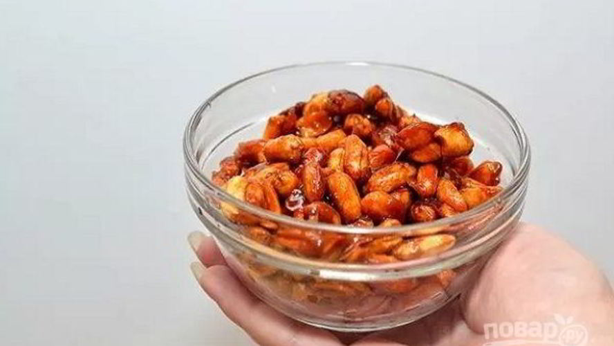Рецепт орехов с медом