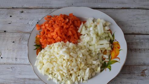 перец фаршированный капустой и морковью на зиму