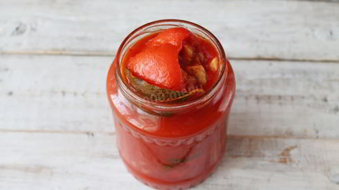 перец фаршированный капустой и морковью на зиму