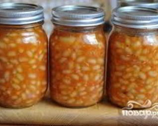 Перец с фасолью на зиму