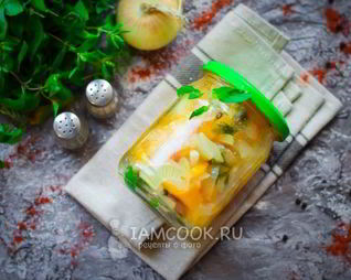 Перец с луком на зиму