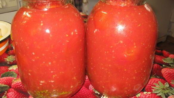 Рецепт Помидоров в собственном соку на зиму