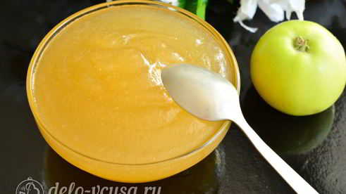 пюре из яблок на зиму