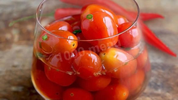 Рецепт Быстрых малосольных помидоров