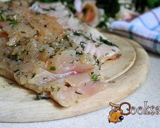 Малосольный балтийский лосось