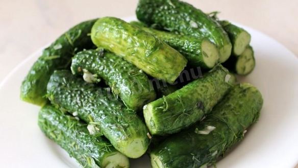 Рецепт Малосольных хрустящих огурцов в пакете без рассола