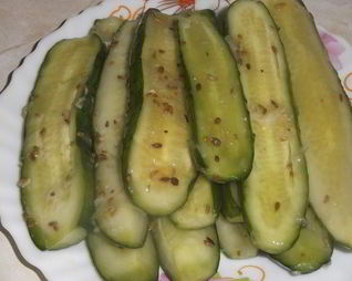 Малосольные огурчики без рассола