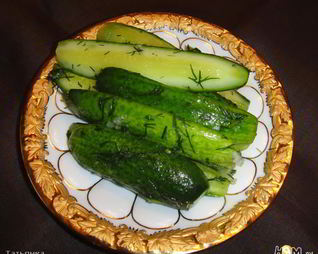 Малосольные огурчики за 15 минут