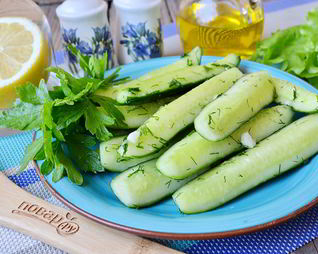 Малосольные огурцы за 2 часа