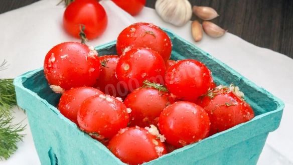 Рецепт Малосольных помидоров в пакете