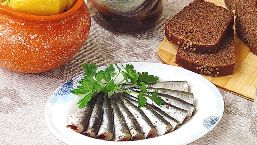 Рецепт салаки пряного посола