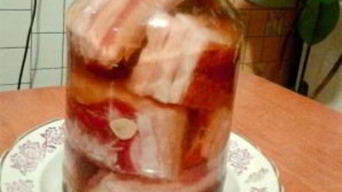 сало в рассоле по-домашнему