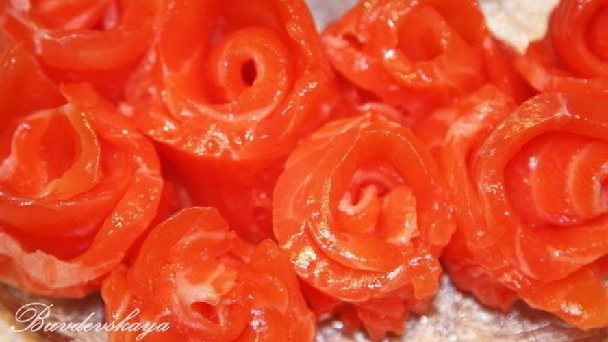 Рецепт слабосоленой семги с пряными травами