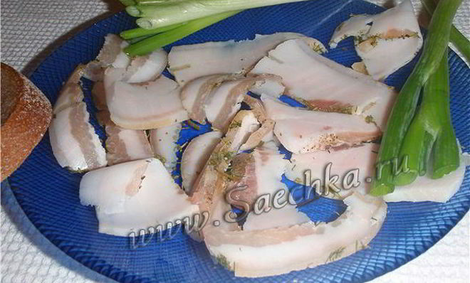 Соленое сало