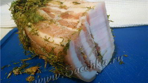 соленое сало