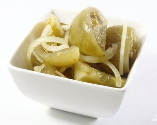 Соленые зеленые помидоры