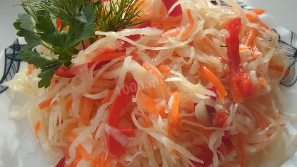 Рецепт Суточной капусты с чеснокома