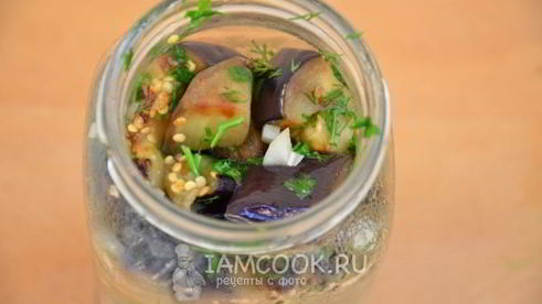 соленые баклажаны с чесноком на зиму