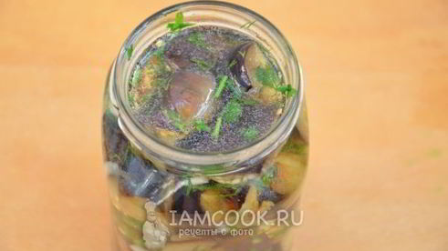 соленые баклажаны с чесноком на зиму