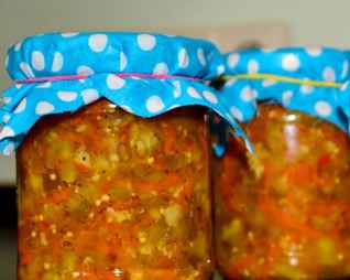 Соте из кабачков и баклажанов на зиму овощное