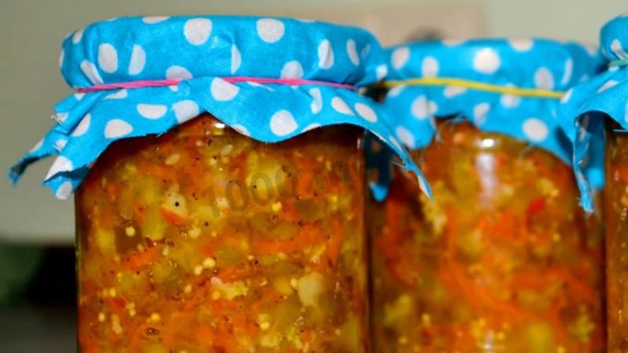 Рецепт соте из кабачков и баклажанов на зиму овощное