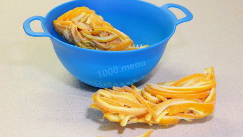 апельсиновые цукаты из кожуры