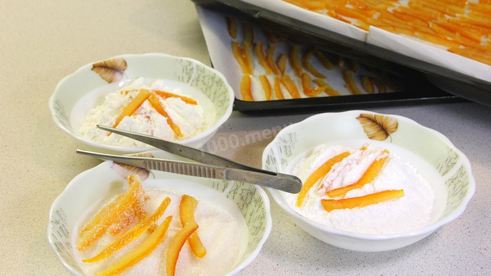 апельсиновые цукаты из кожуры