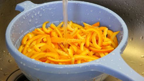 апельсиновые цукаты из кожуры