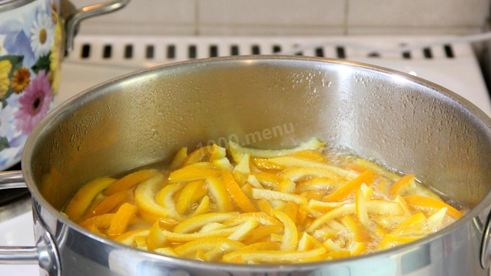 апельсиновые цукаты из кожуры