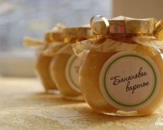 Банановое варенье 5-минутка