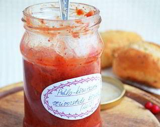 Бруснично-тыквенное варенье к кровяным колбаскам