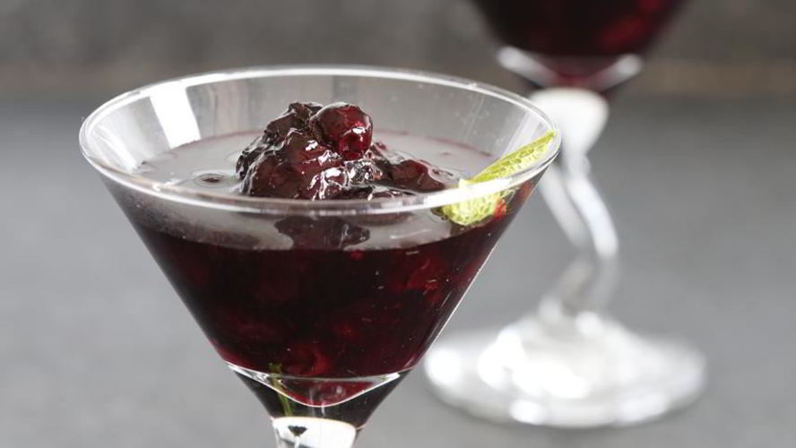 Рецепт самого быстрого варенья из голубики с мятой