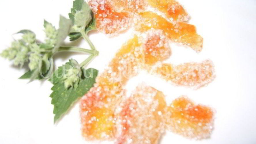 Рецепт цукатов из арбуза