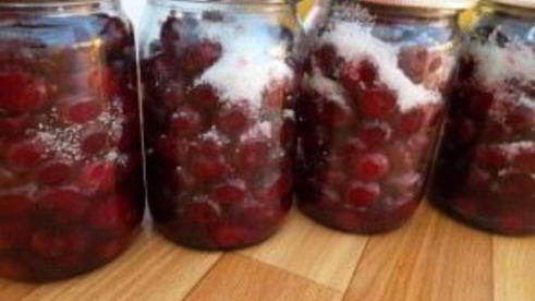 варенье из черешни в микроволновке