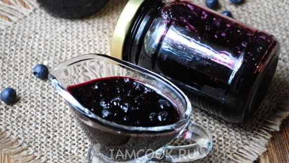 Рецепт Варенья из черники пятиминутка