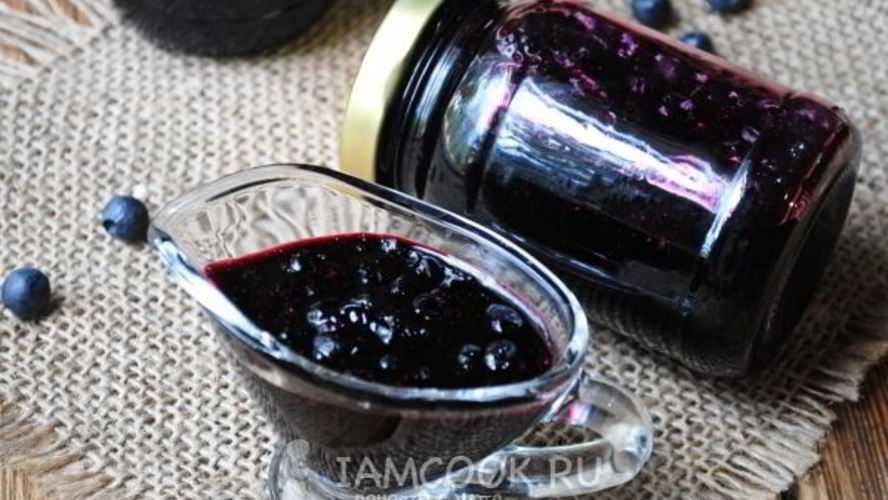 Рецепт варенья из черники пятиминутка