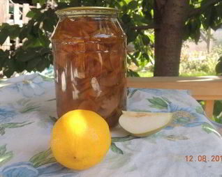 Варенье из груш с лимоном Солнечная красавица