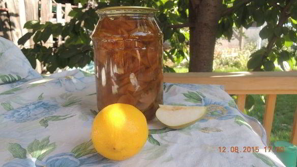 Рецепт Варенья из груш с лимоном Солнечная красавица