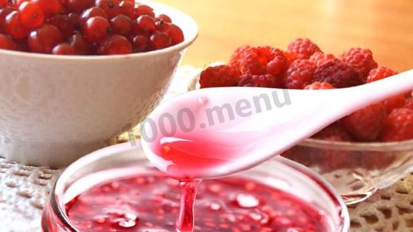 Рецепт Варенья из малины и красной смородины