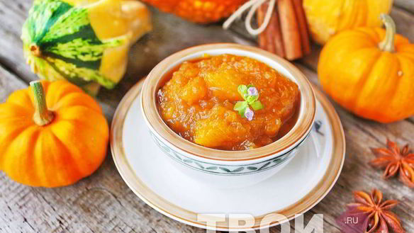Рецепт Варенья из тыквы с апельсинами