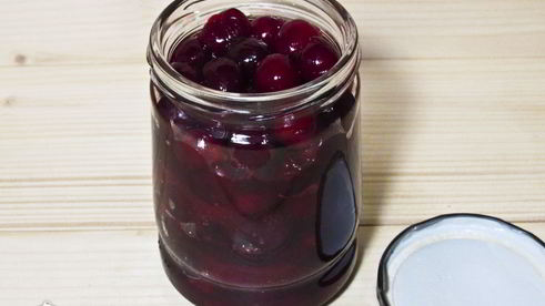 вишня в собственном соку на зиму