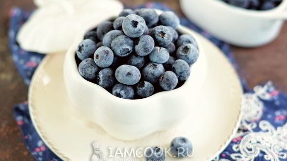 Рецепт Заморозки голубики на зиму