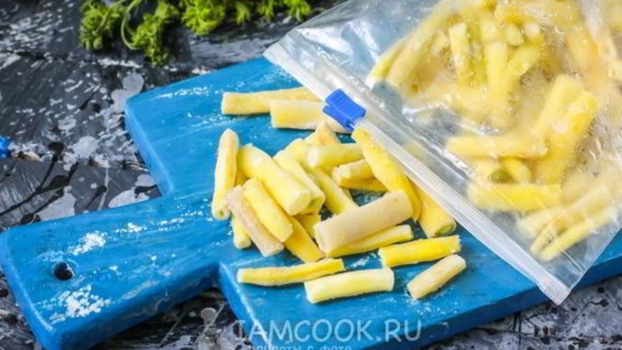 Рецепт заморозки стручковой фасоли на зиму