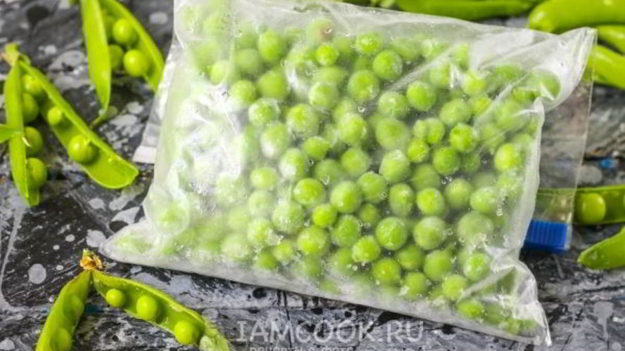 Рецепт заморозки зеленого горошка на зиму
