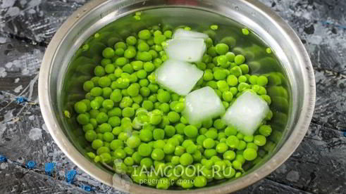 заморозка зеленого горошка на зиму